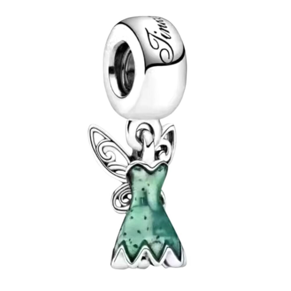 NWOT Tinker Bell Disney x Pandora FIT Silver Charm Dangle